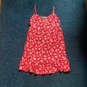 Red Floral Sundress
